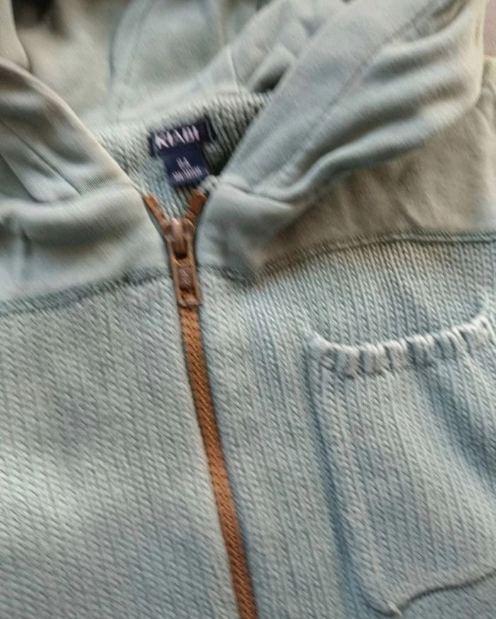 Gilet vert zippé - photo numéro 3