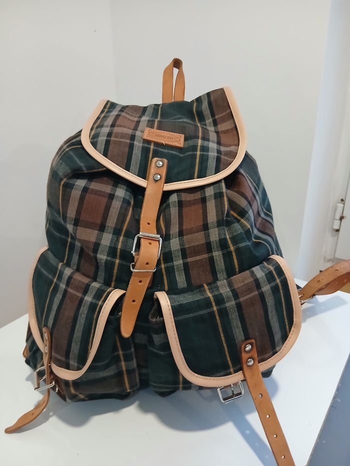 Sac à dos  motif à carreaux Daniel Ray - photo numéro 2