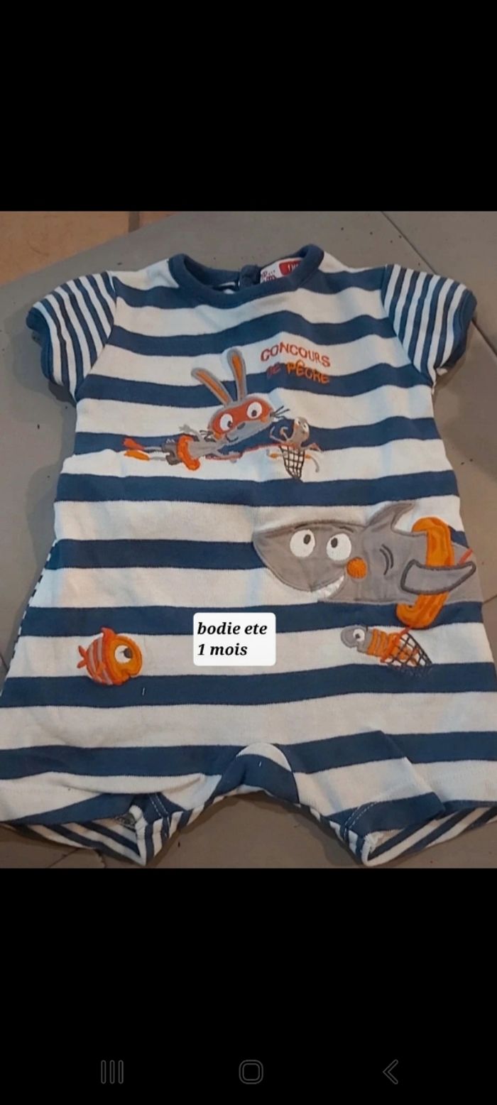 Bodie ou pyjama ete 1 mois