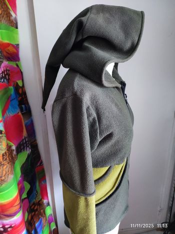 Manteau Original vert kaki et vert pomme Coupe Elf T36