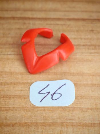 Playmobil vintage col rouge