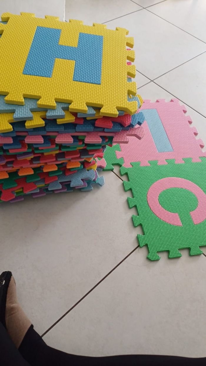 Tapis de dalles  en mousse