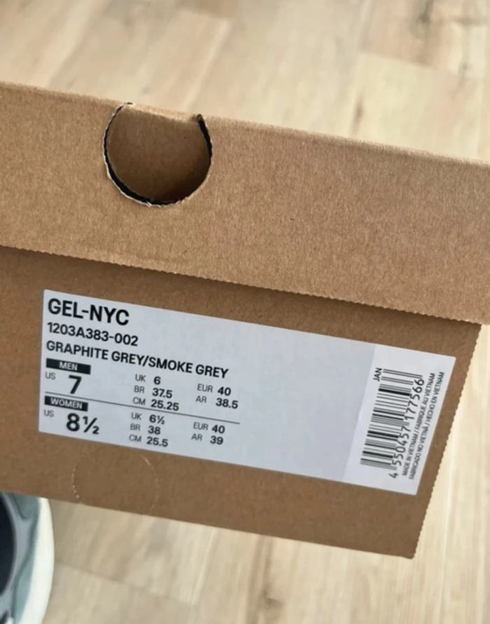 Asics Gel Nyc Graphite Grey 40 - photo numéro 6