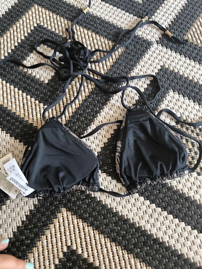 Haut de maillot de bain goldenpoint taille 80 neuf - photo numéro 2