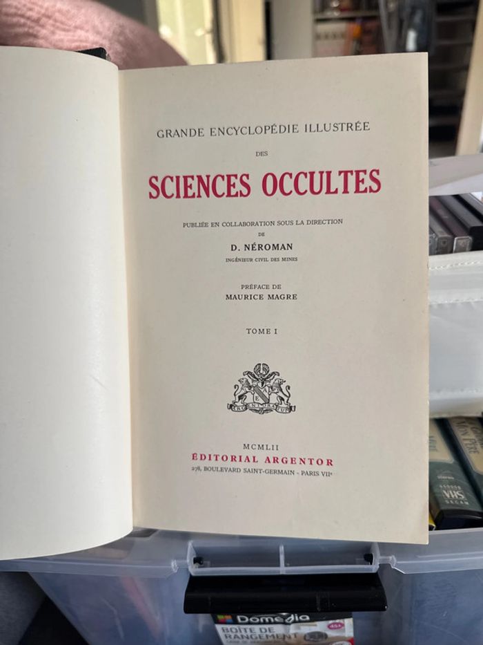 Tome un de la grande encyclopédie illustrée des sciences occultes - photo numéro 3