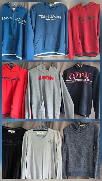 Lot de 9 vêtements en 16 ans