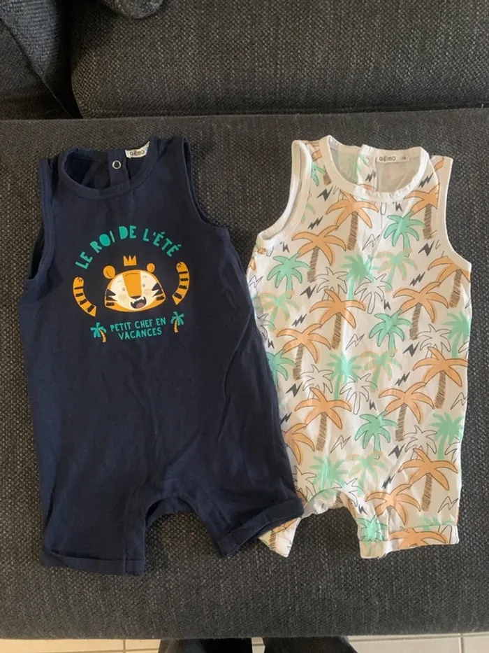 Lot de 2 Combi short