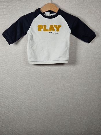 Sweat manche longue kiabi 3 mois 56-62cm 