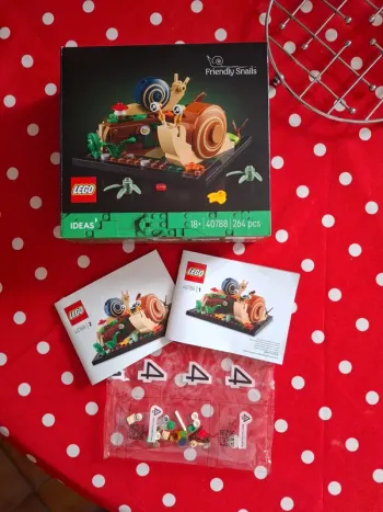 Lego ideas 40788 snail escargot boite vide notice