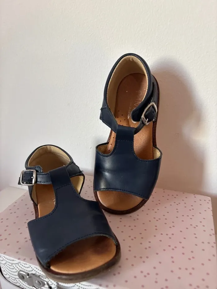 Chaussure panyno bleu marine - photo numéro 3