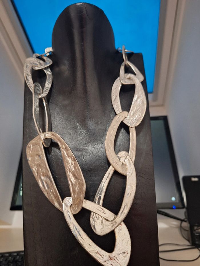 💥 Superbe collier chaîne argenté 💥 - photo numéro 4