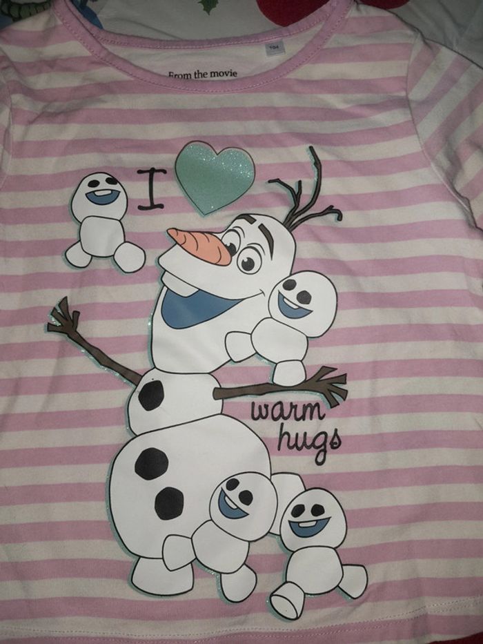 T-shirt frozen 4ans fille - photo numéro 2