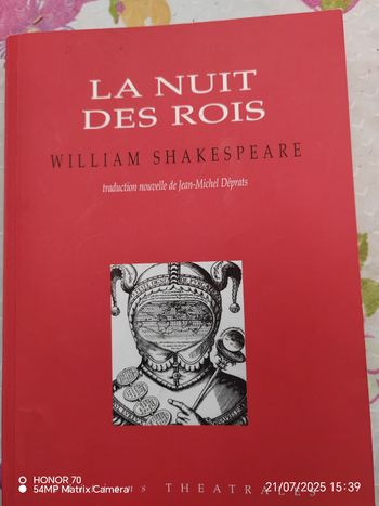 La nuiy des rois williams shakespeare