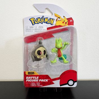 Arcko et Skelénox Figurine Battle Figure Pack Pokémon Treecko Duskull