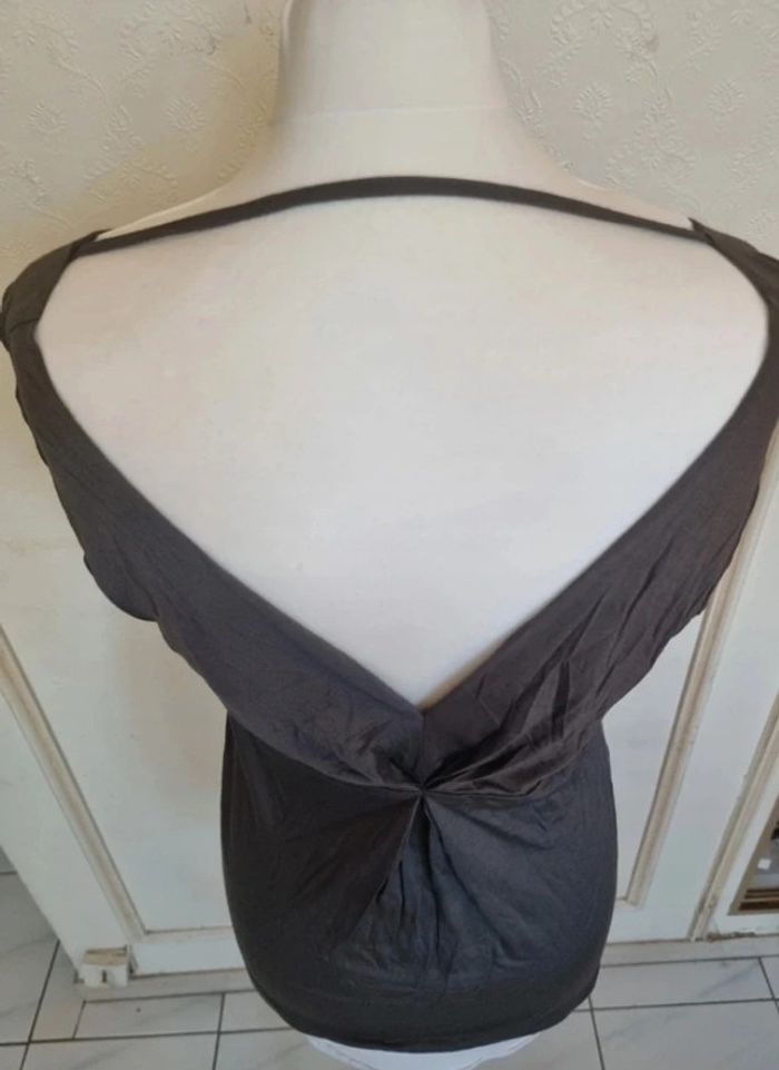 Tunique dos nus argenté - photo numéro 4