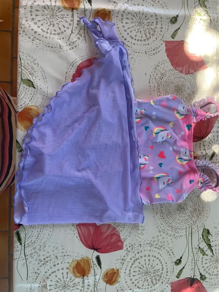 Maillot de bain licorne 4 ans