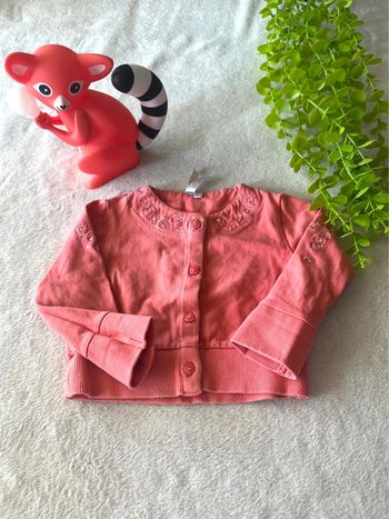 Très jolie veste pour bébé fille longue manche