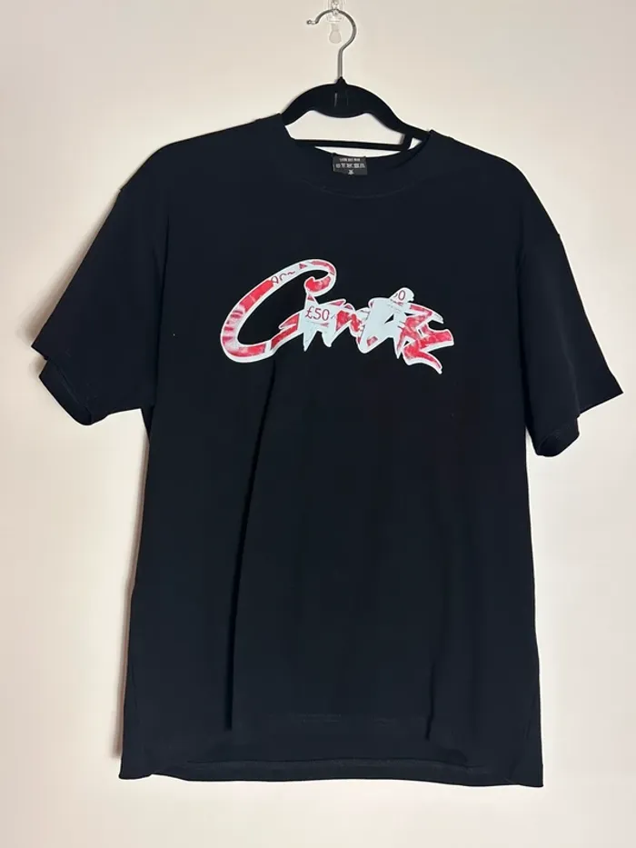 T shirt corteiz logo rouge billet - photo numéro 2