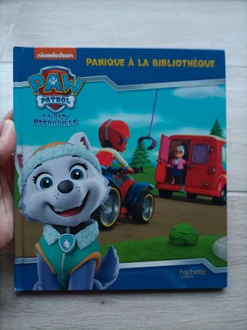 Livre Pat patrouille : Panique à la bibliothèque