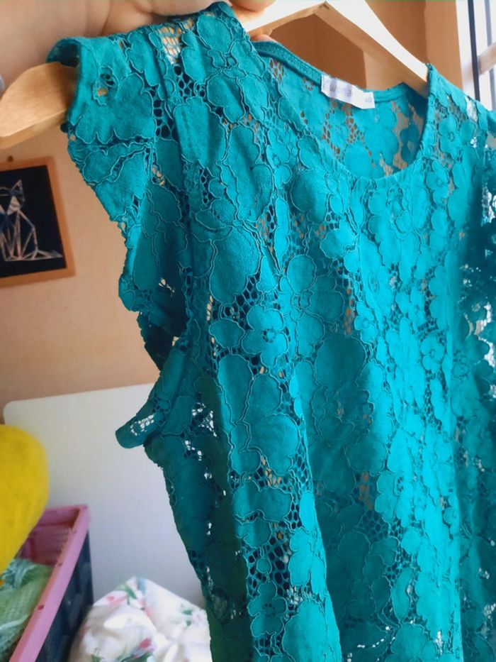 Blouse Gemo dentelle 40 - photo numéro 2