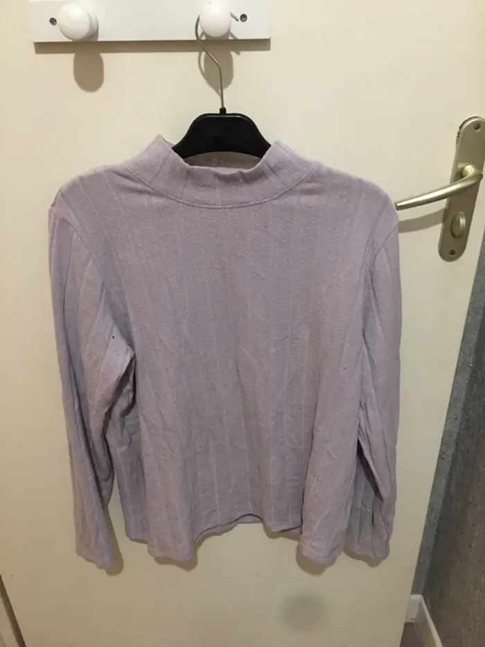 pull col roulé