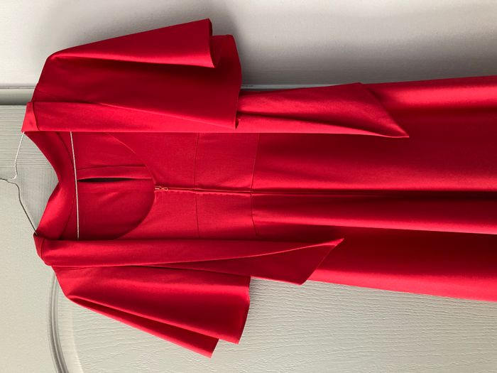 Robe longue rouge - Vintage années 70 - photo numéro 6