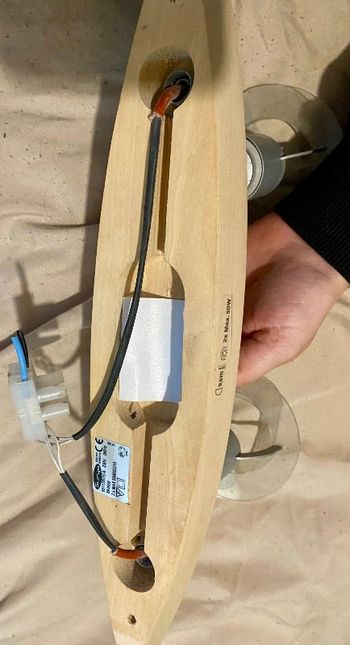 Applique bois et transparent