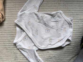 Bodie blanc à motif