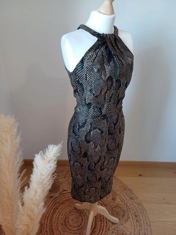Robe chic à imprimé Python neuve H&M taille XXS/XS 32/34