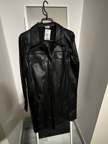 Surchemise simili cuir