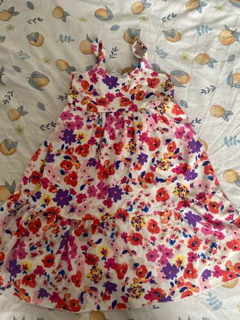 Robe à fleurs bretelle 3 ans