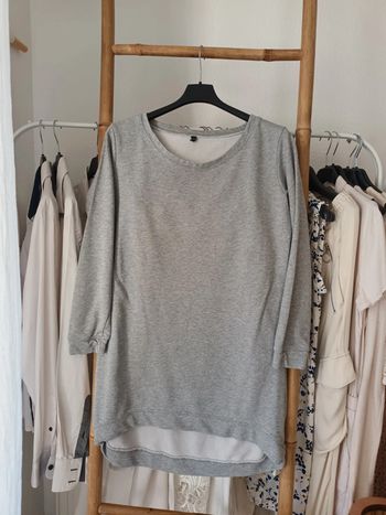 Robe sweat grise taille M