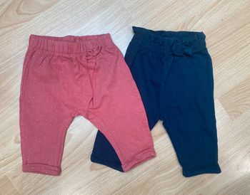 2 Pantalon sarouel - 6 mois - Vertbaudet
