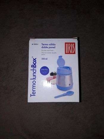 IRIS Termo Lunchbox Bébé Double Paroi Bleu Clair - 350ml