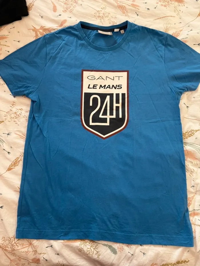 T-shirt bleu GANT x 24h Le Mans - photo numéro 2