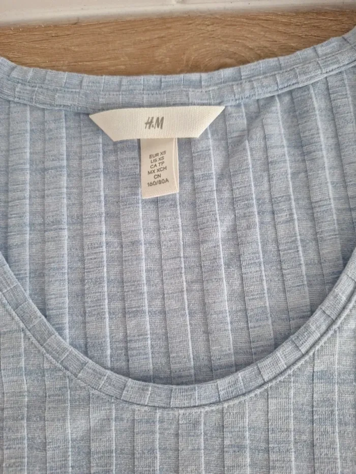 T-shirt bleu clair XS - photo numéro 2