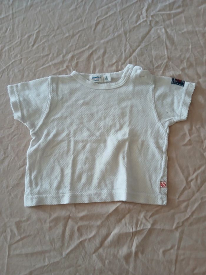 Tee-shirt manches courtes 6 mois - photo numéro 2