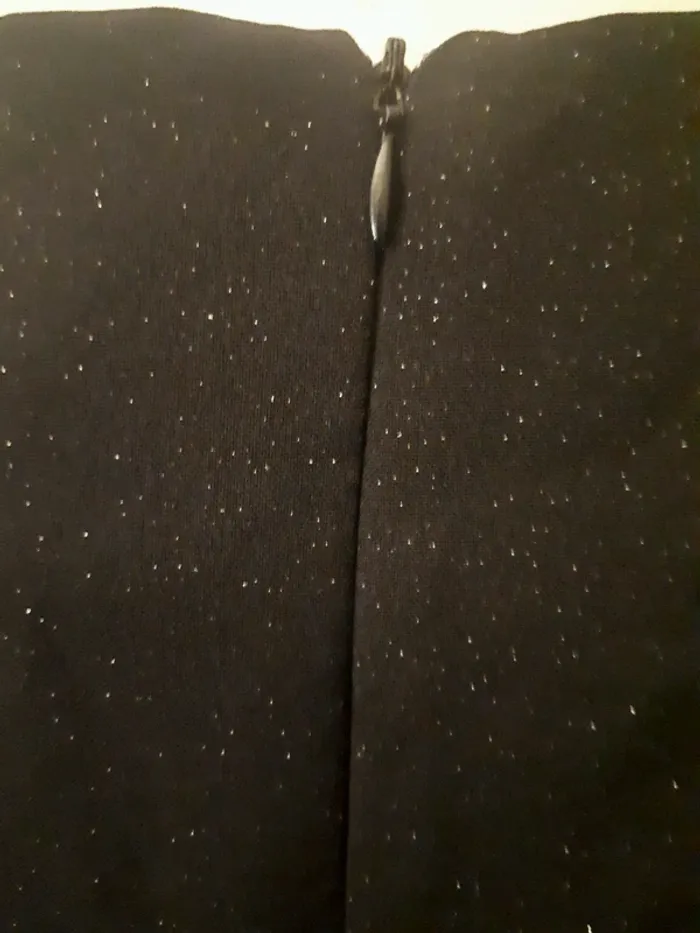 🌚Robe fourreau noir pailletée 42 - photo numéro 5