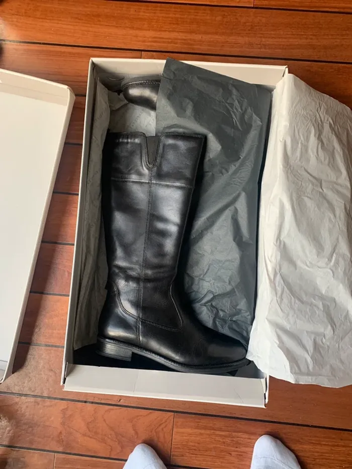Bottes noir tamaris - photo numéro 4