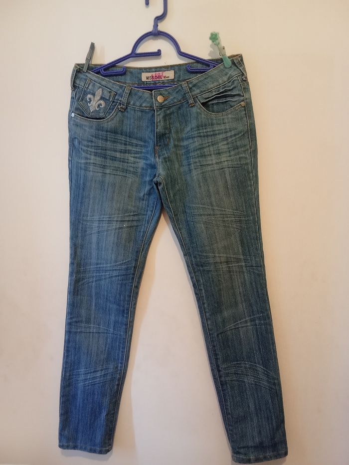 Jean de femme taille 42 de marque Miss chic - photo numéro 2