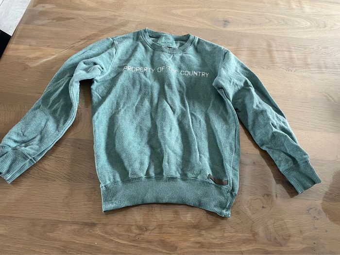 Pull garçon Zara vert 5/6 ans
