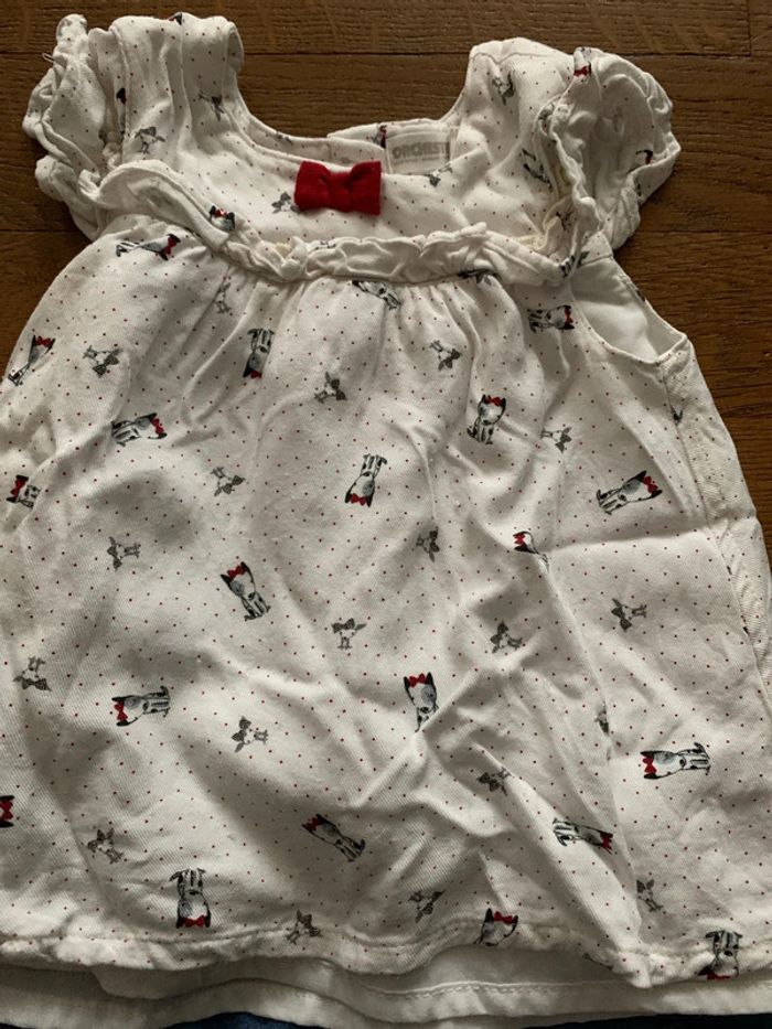 Ensemble tee shirt et short 18 mois - photo numéro 2