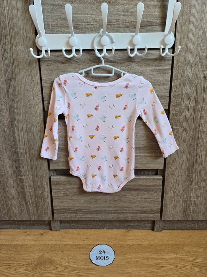 Vêtement Bébé Fille - Pyjama rose - In extenso - 86 cm - photo numéro 7