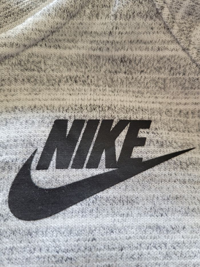 Veste grise zippée, col cheminée, NIKE Taille M/L - photo numéro 3