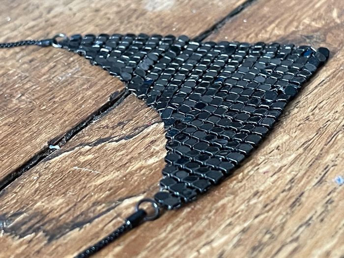 Collier métal noir - photo numéro 4