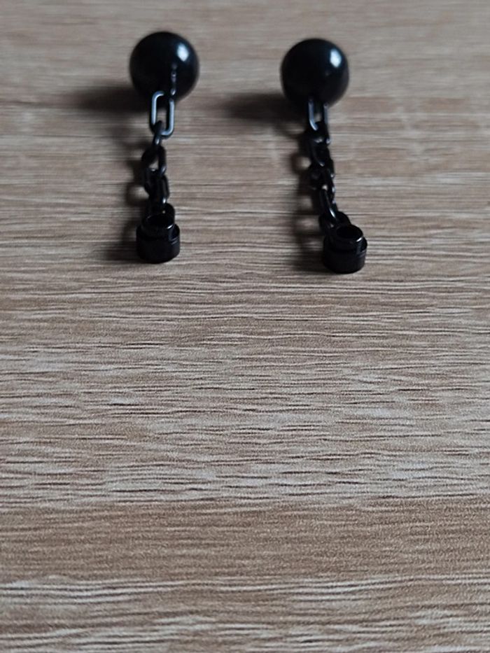 Lot 2 boules et chaîne prisonnier lego city - photo numéro 4