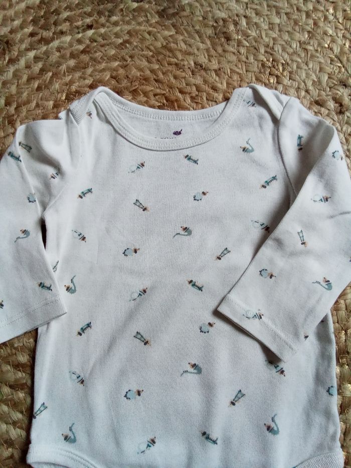 Lot babygro velours imprimé+ body imprimé Obaibi - photo numéro 8