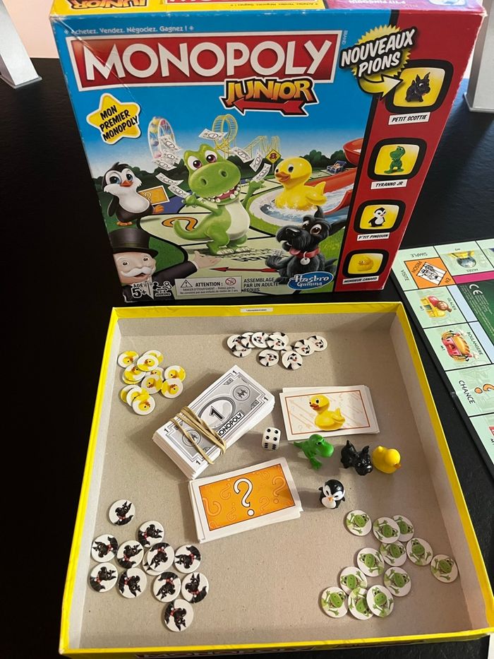 🎲 Monopoly Junior – Hasbro – Jeu complet dès 5 ans - photo numéro 2