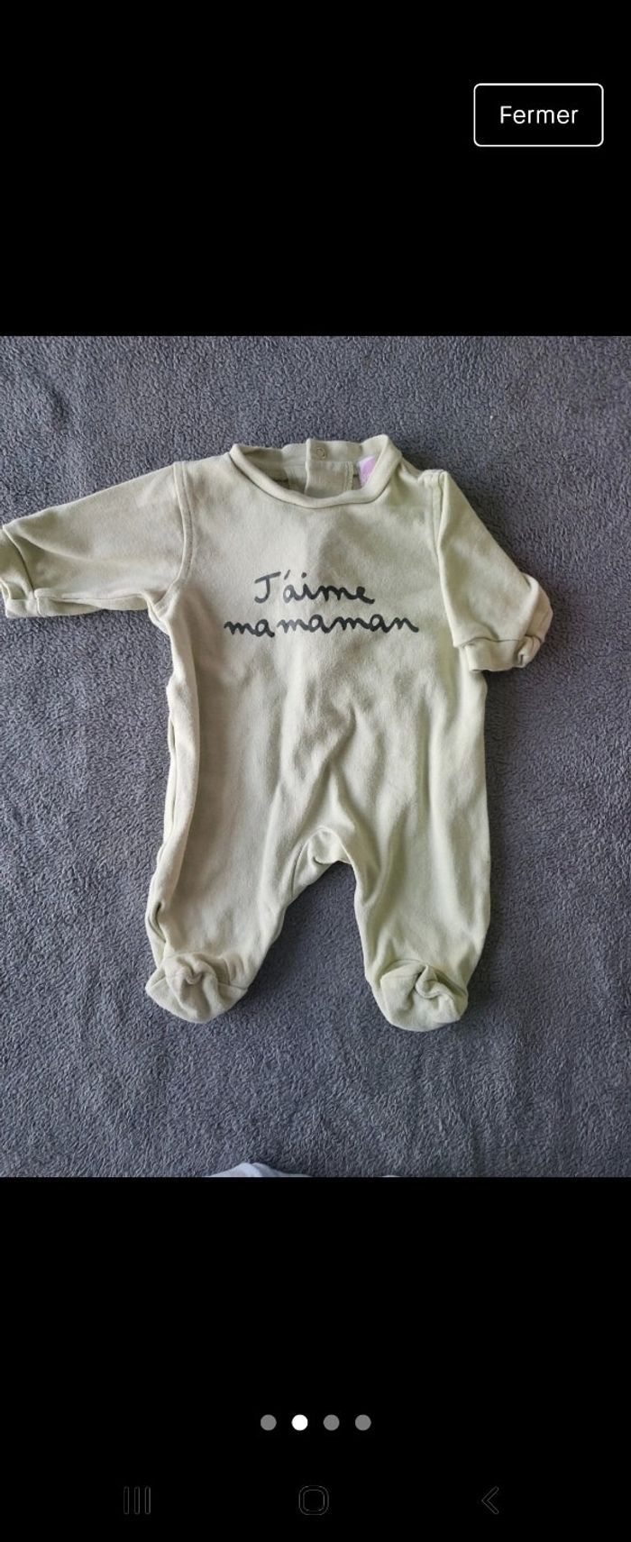 Lot 2 pyjamas garçon 1 mois - photo numéro 2