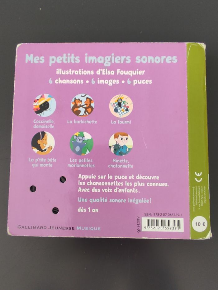 Mes Chansonnattes _ Livre sonore - photo numéro 2